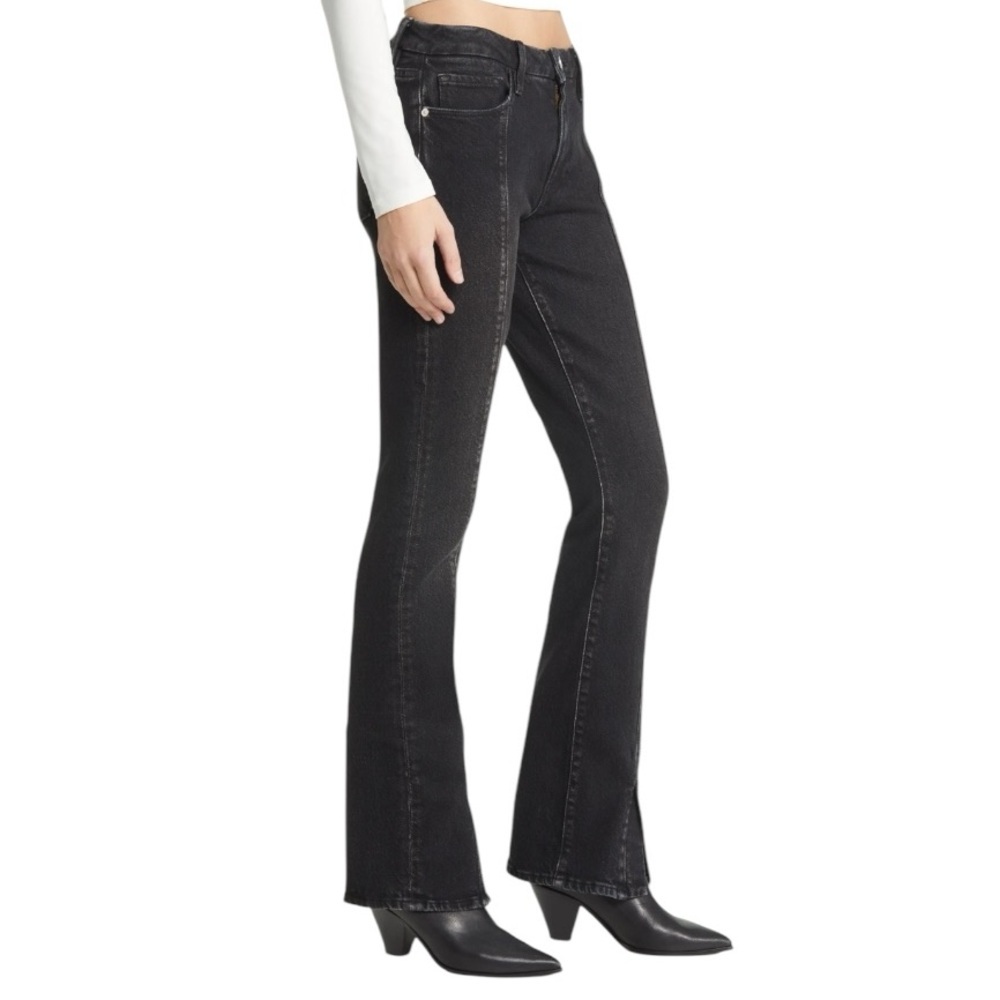 Frame Denim Black Boot Cut Jeans